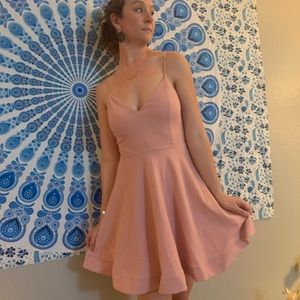 Pink formal dress